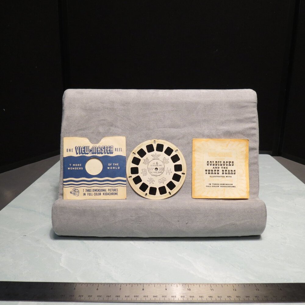 Vintage View-Master 1946 Goldilocks and the Three Bears FT 6 reel with booklet